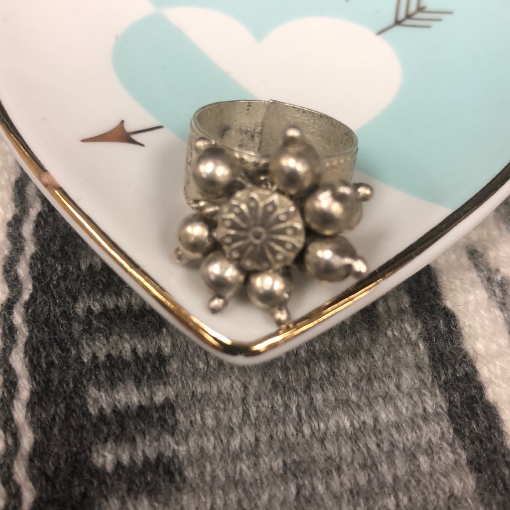 Silver Bead Ring